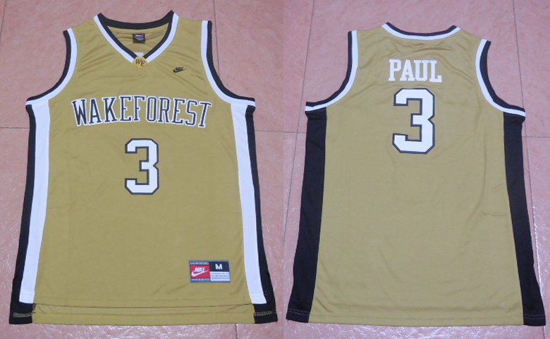 Chris Paul Wake Forest Jersey NCAA Wake Forest Demon Deacons Chris Paul College Basketball Jersey