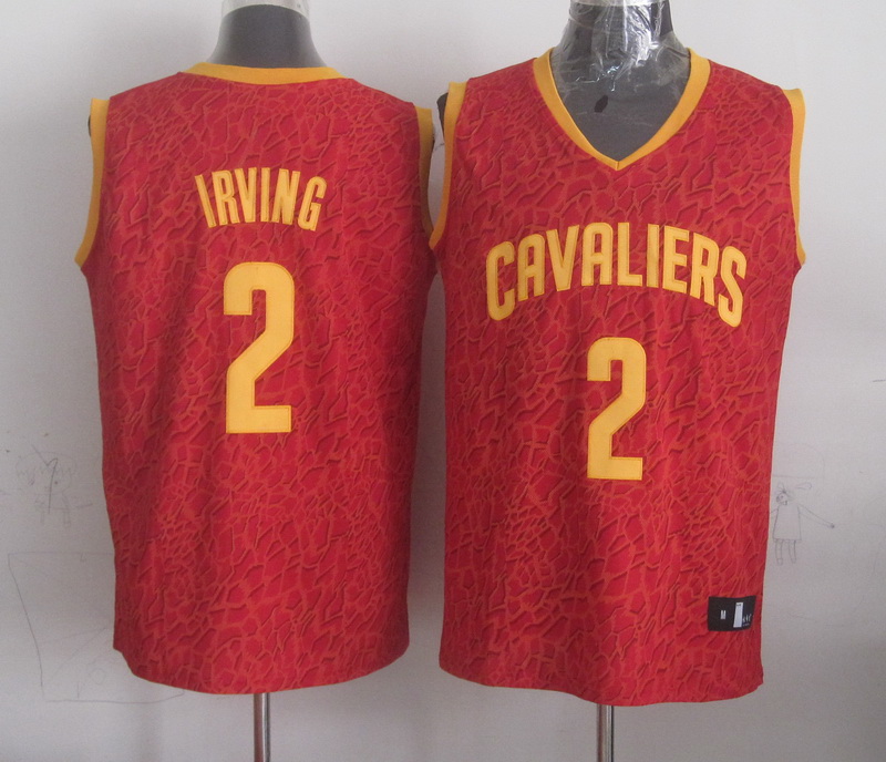 Cleveland Cavaliers 2 Kyrie Irving Crazy Light Leopard Swingman Jerseys