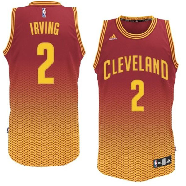 Cleveland Cavaliers 2 Kyrie Irving New Resonate Fashion Swingman Jersey