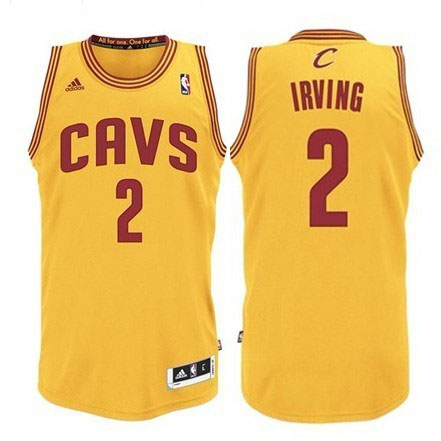 Cleveland Cavaliers 2 Kyrie Irving Revolution 30 Swingman Alternate Gold Jersey