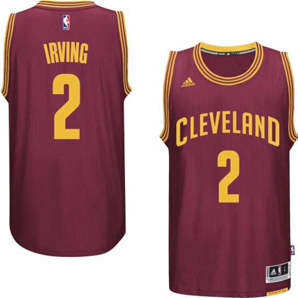 Cleveland Cavaliers #2 Kyrie Irving 2014 15 New Swingman Road Garnet Jersey