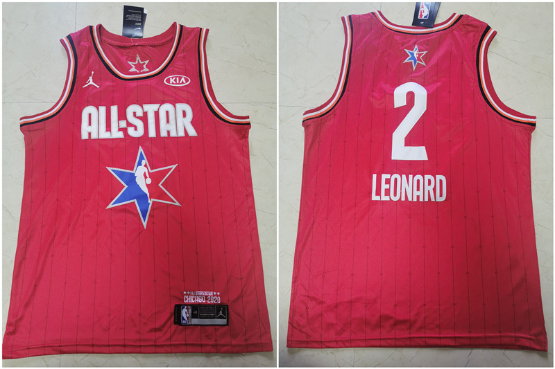Clippers 2 Kawhi Leonard Red 2020 NBA All Star Jordan Brand Swingman Jersey