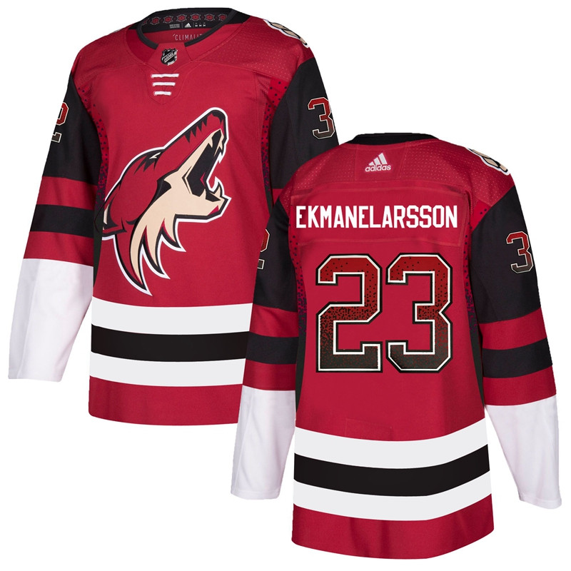 Coyotes 23 Oliver Ekman Larsson Red Drift Fashion  Jersey