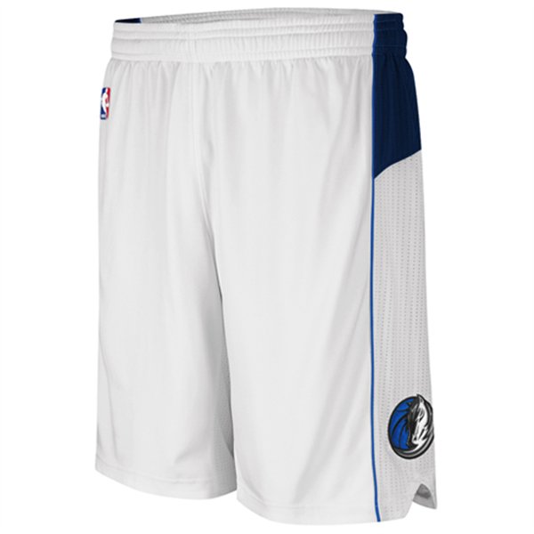 Dallas Mavericks White Swingman Shorts