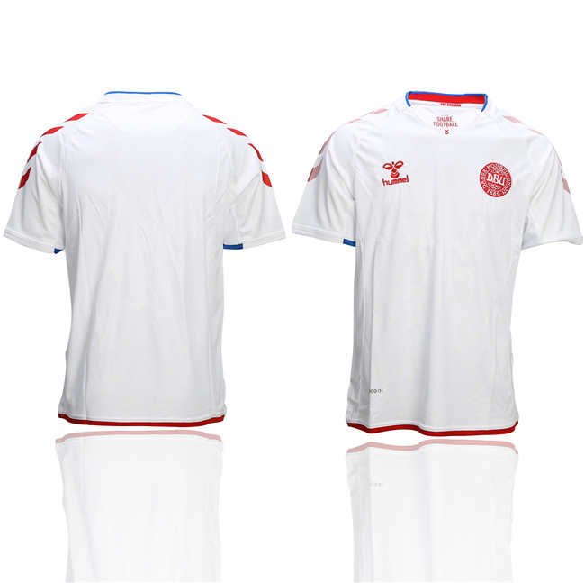 Denmark Away 2018 FIFA World Cup Thailand Soccer Jersey