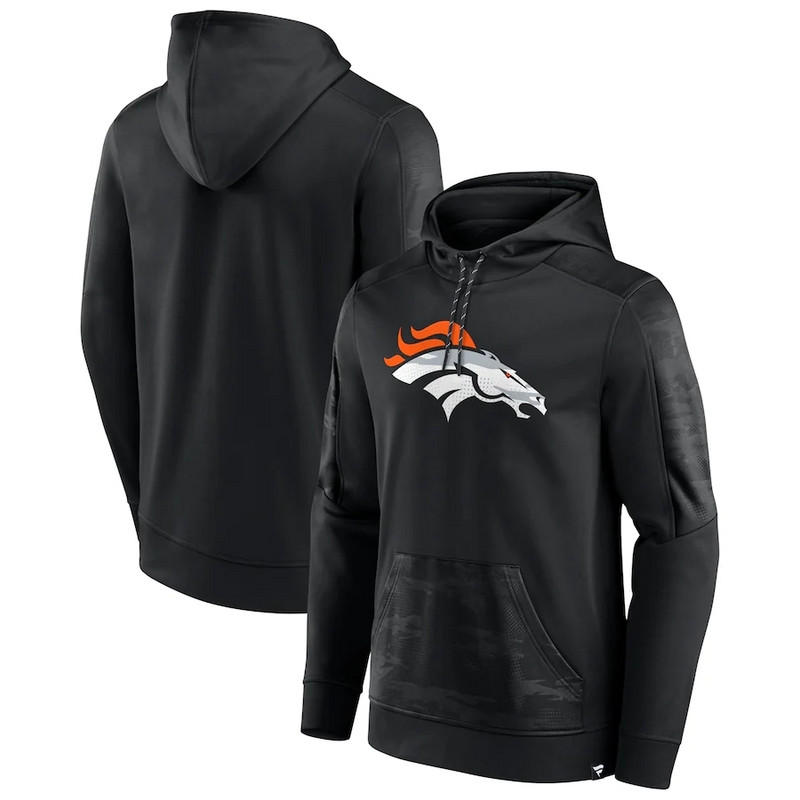 Denver Broncos Fanatics Branded On The Ball Pullover Hoodie Black