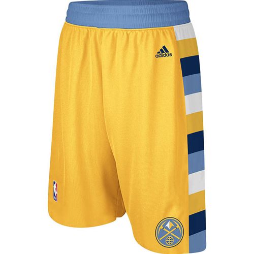 Denver Nuggets Revolution 30 Swingman Gold Shorts