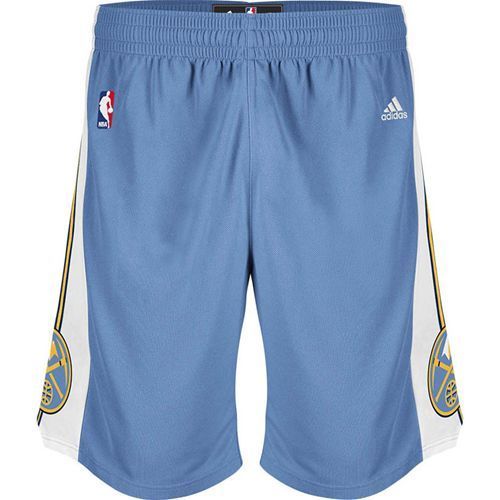 Denver Nuggets Revolution 30 Swingman Light Blue Shorts