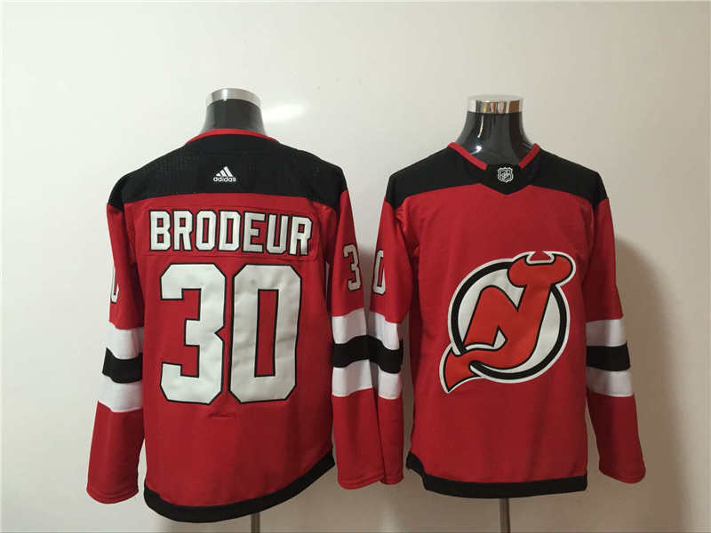 Devils 30 Martin Brodeur Red  Jersey