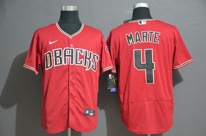 Diamondbacks 4 Ketel Marte Red Nike Flexbase Jersey