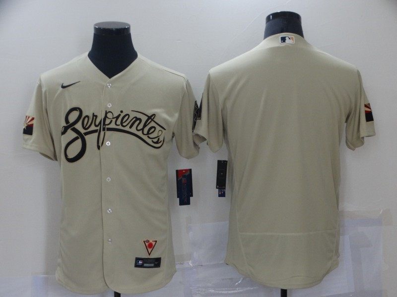 Diamondbacks Blank Gold 2021 City Connect Flexbase Jersey