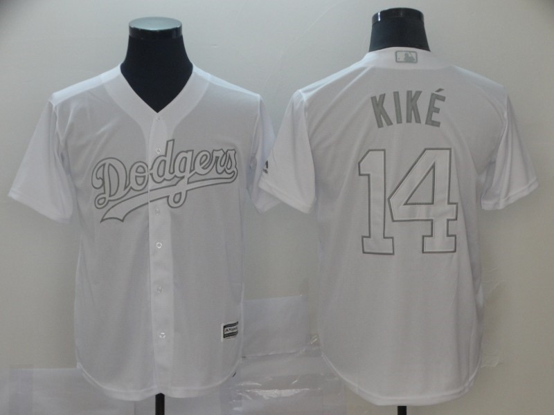 Dodgers 14 Enrique Hernandez Kike White 2019 Players' Weekend Player Jersey