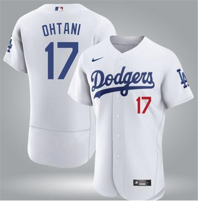 Dodgers 17 Shohei Ohtani White Nike Flexbase Jersey