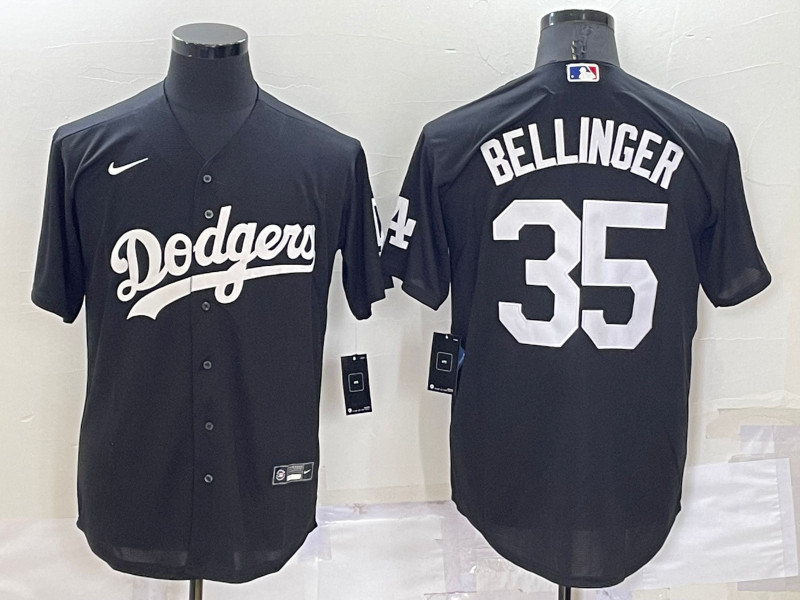 Dodgers 35 Cody Bellinger Black Nike Turn Back The Clock Cool Base Jersey