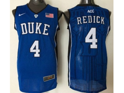 Duke Blue Devils 4 J J Redick Blue Basketball Stitched NCAA Jersey