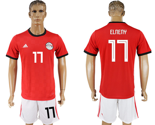 Egypt 17 ELNENY Home 2018 FIFA World Cup Soccer Jersey