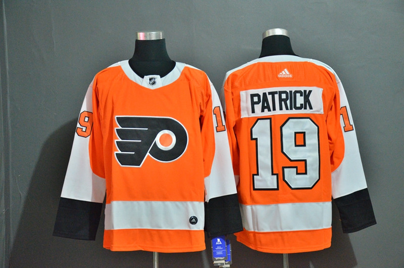 Flyers 19 Nolan Patrick Orange Adidas Jersey