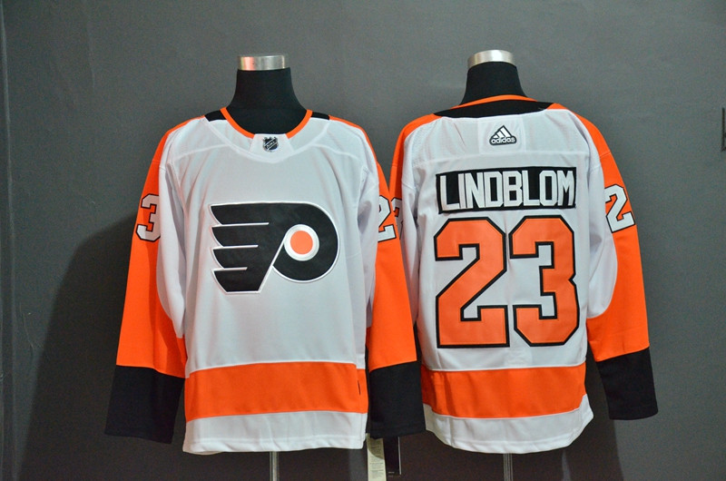 Flyers 23 Oskar Lindblom White Adidas Jersey