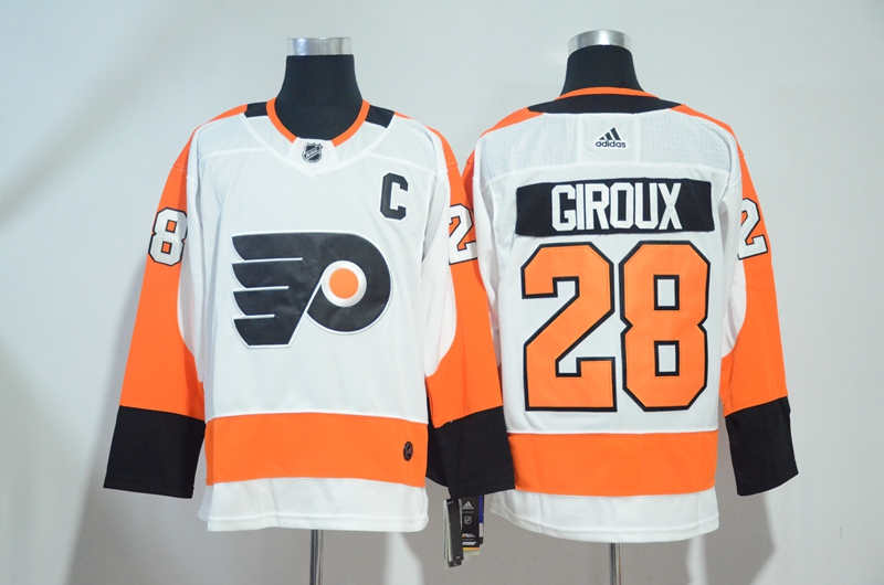 Flyers 28 Claude Giroux White  Jersey