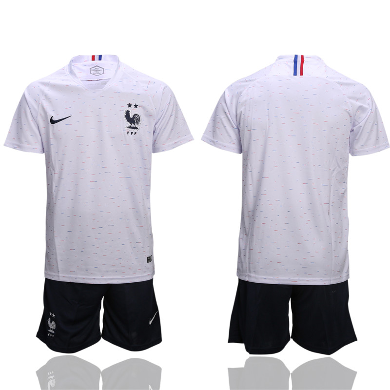 France Away 2 Star Soccer Jersey