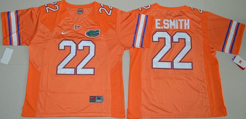 Gators 22 Emmitt Smith Orange Stitched NCAA Jersey