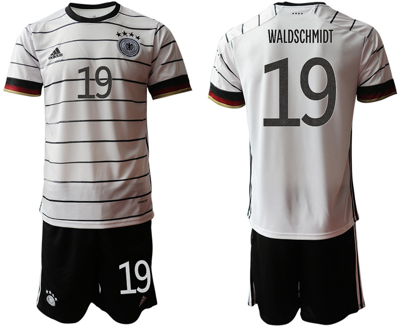 Germany 19 WALDSCHMIDT Home UEFA Euro 2020 Soccer Jersey