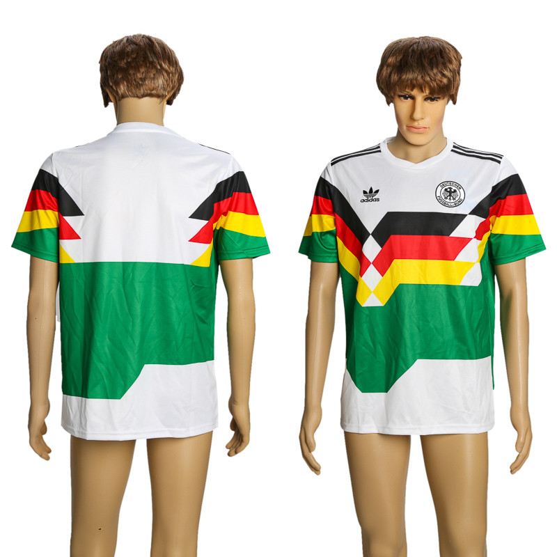 Germany 1990 Mash Up Retro 2018 FIFA World Cup Thailand Soccer Jersey