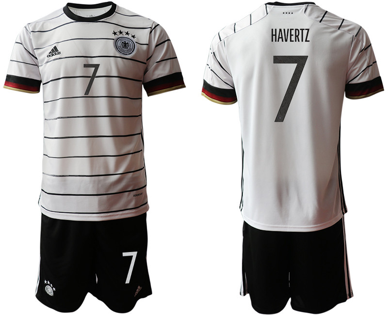 Germany 7 HAVERTZ Home UEFA Euro 2020 Soccer Jersey
