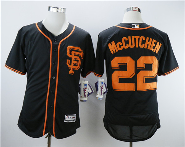 Giants 22 Andrew McCutchen Black Flexbase Jersey