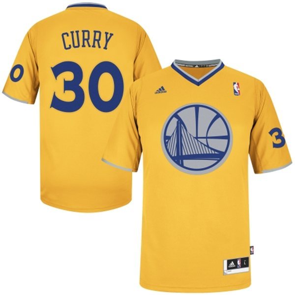 Golden State Warriors 30 Stephen Curry 2013 Christmas Day Swingman Jersey