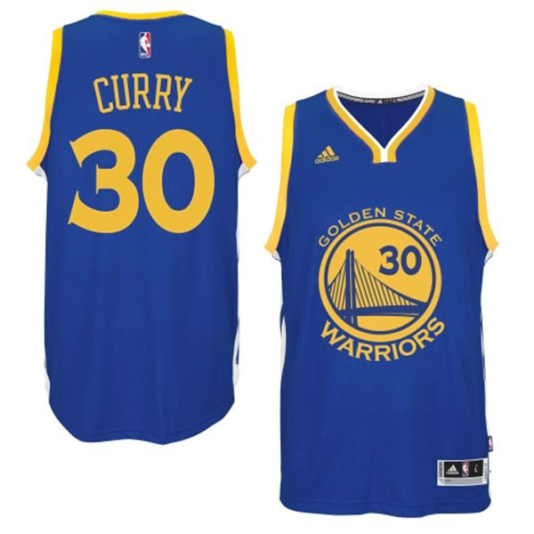 Golden State Warriors 30 Stephen Curry 2014 15 New Swingman Road Blue Jersey