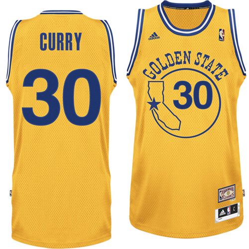 Golden State Warriors Stephen Curry Hardwood Classics Swingman Jersey