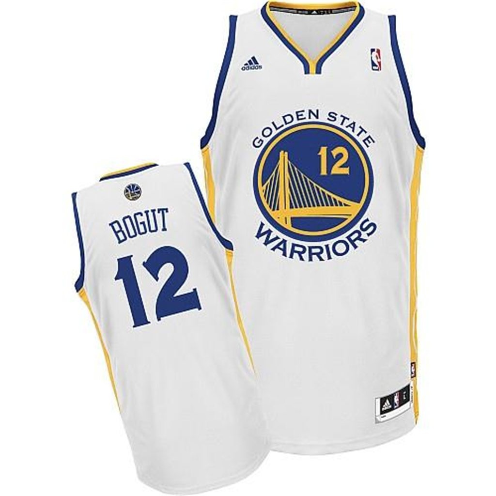 Golden State Warriors Andrew Bogut Swingman Home White Jersey