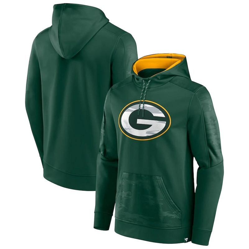 Green Bay Packers Fanatics Branded On The Ball Pullover Hoodie Green
