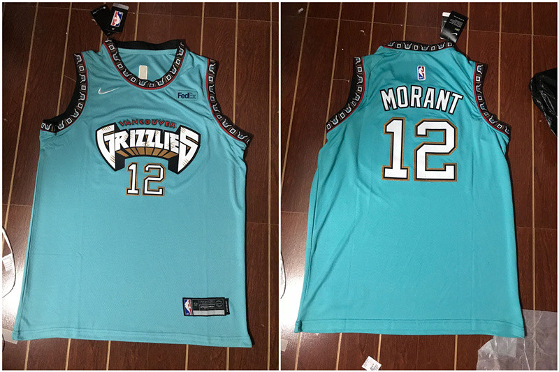 Grizzlies 12 Ja Morant Green Nike Swingman Jersey