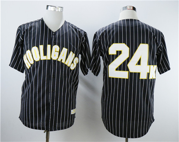 Hooligans 24K Bruno Mars Black Baseball Jersey