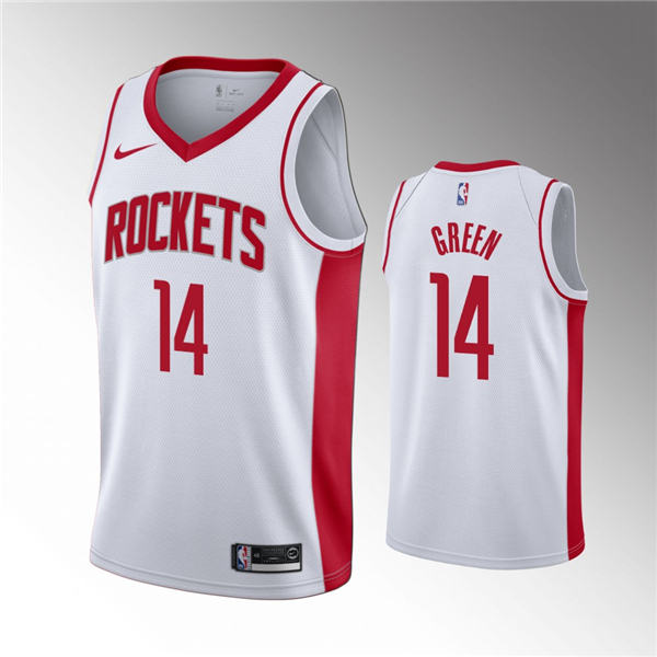 Houston Rockets #14 Gerald Green 2019 20 Association Jersey   White