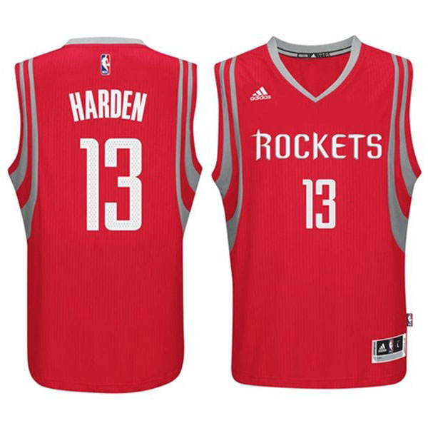 Houston Rockets 13 James Harden 2014 15 New Swingman Alternate Red Jersey