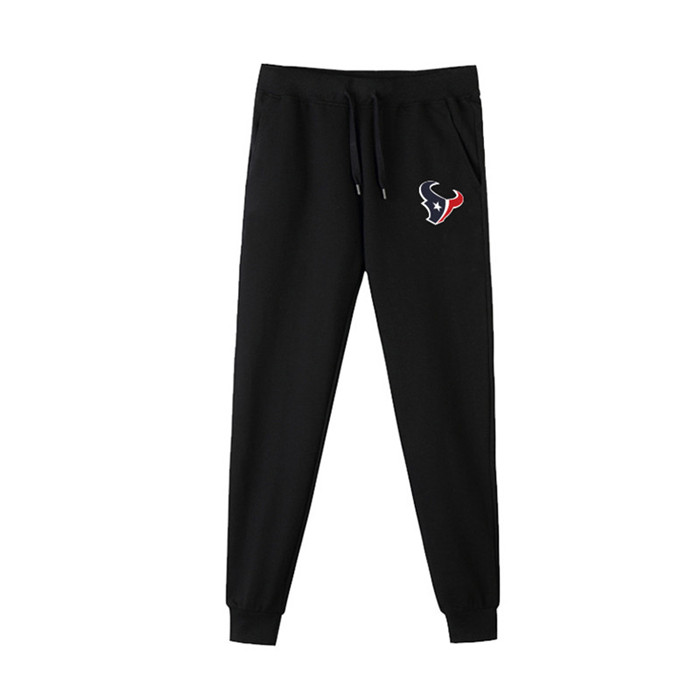 Houston Texans Black Men's Winter Thicken NFL Sports Pant