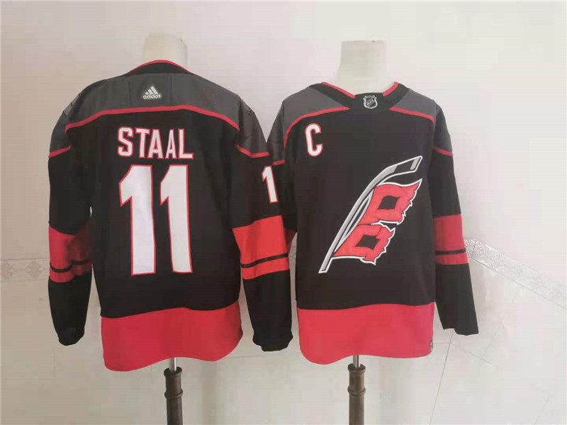 Hurricanes 11 Jordan Staal Black 2020 21 Reverse Retro Adidas Jersey