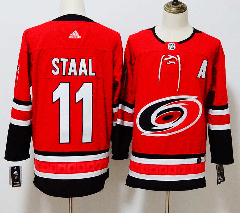 Hurricanes 11 Jordan Staal Red  Jersey