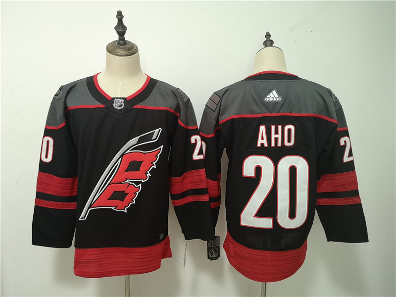 Hurricanes 20 Sebastian Aho Black Adidas Jersey