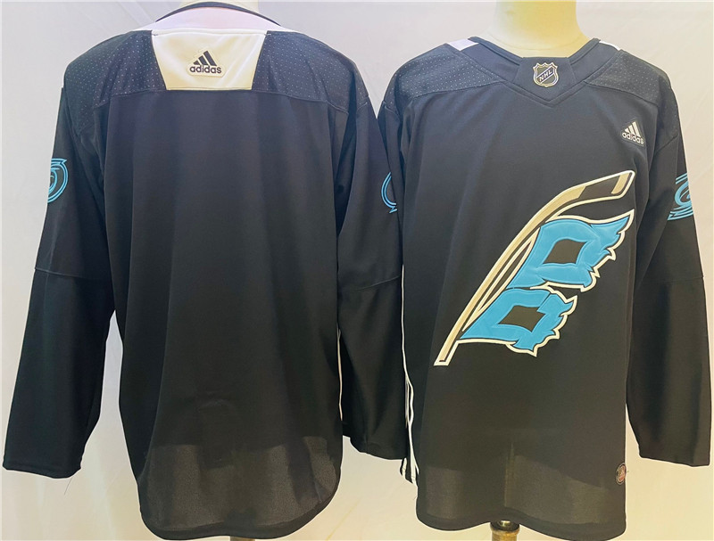 Hurricanes Blank Black 2022 Adidas Jersey