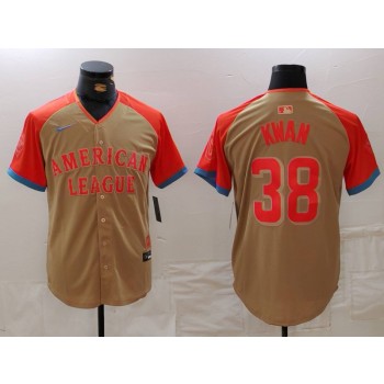 Indians 38 Kwan Cream 2024 All Star Nike Cool Base Men Jersey