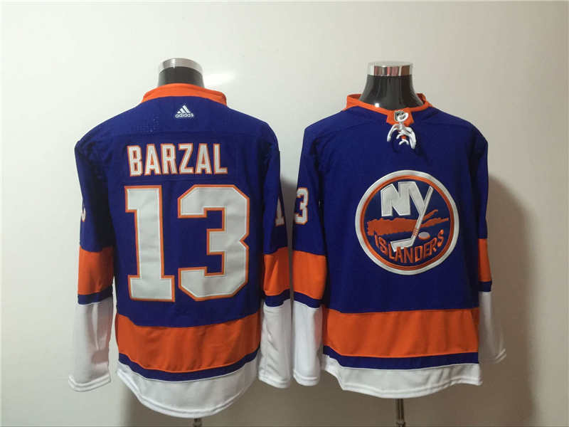 Islanders 13 Mathew Barzal Blue  Jersey