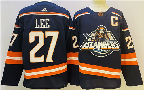 Islanders 27 Anders Lee Navy Reverse Retro Adidas Jersey