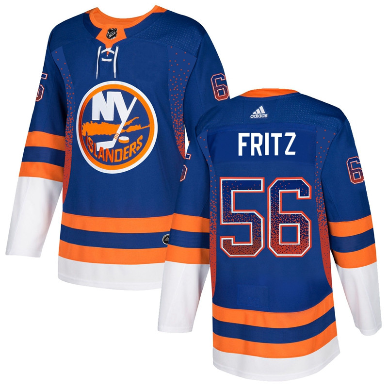 Islanders 56 Tanner Fritz Royal Drift Fashion  Jersey