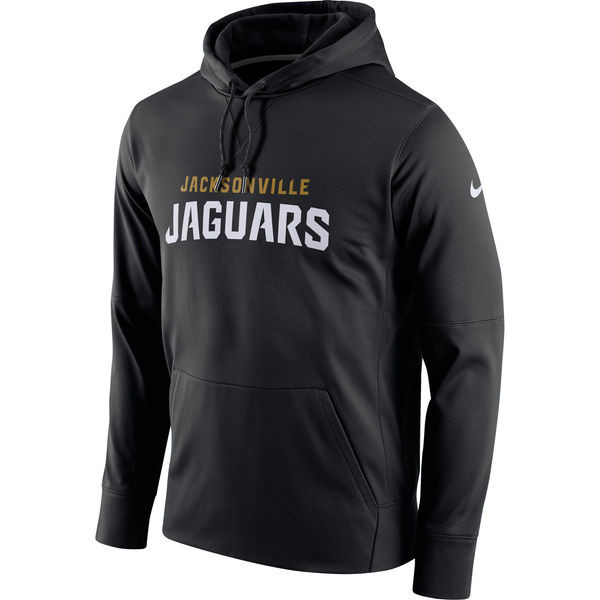 Jacksonville Jaguars  Circuit Wordmark Essential Performance Pullover Hoodie Black