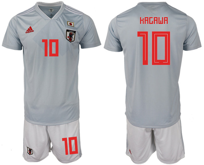 Japan 10 KAGAWA Away 2018 FIFA World Cup Soccer Jersey