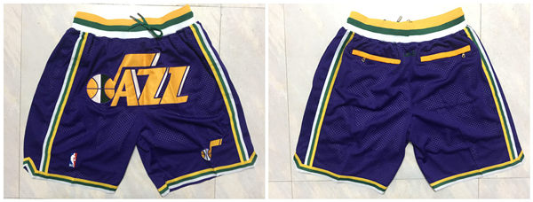 Jazz Purple Just Don Mesh Shorts